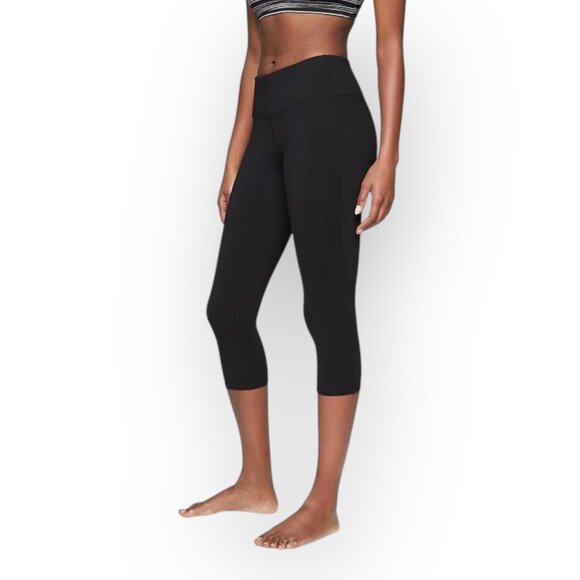 2-pair ATHLETA CHATURANGA Workout Exercise Capri Leggings SMALL - Picture 2 of 6